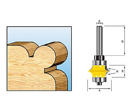 Фреза для мебельной кромки