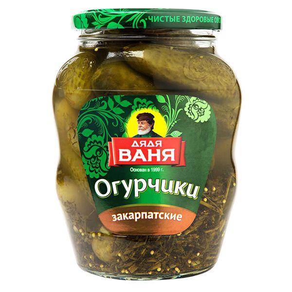 Дядя Ваня огурчики маринованные закарпатские, 680 г - купить с ...