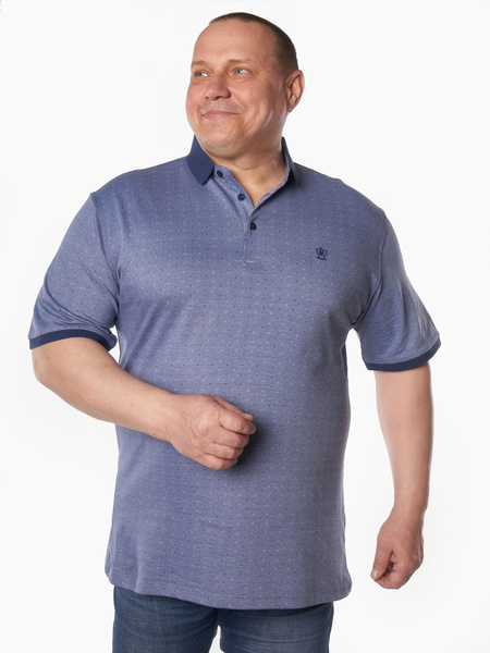 Поло MOSTOM, размер 68, цвет фиолетовый, 95% хлопок, 5% спандекс ...
