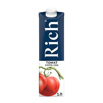 Сок томатный, Rich, 1 л, Россия 1шт - купить с доставкой по выгодным ...