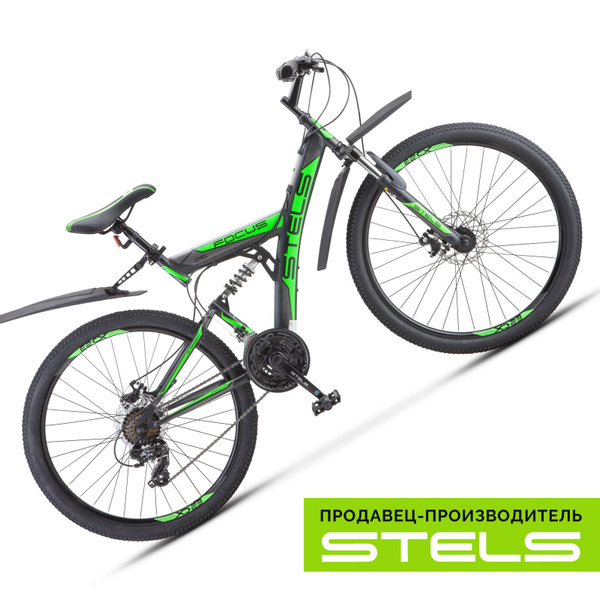Велосипед горный Focus MD 26" V010, Чёрный-зелёный, рама 18" - купить ...