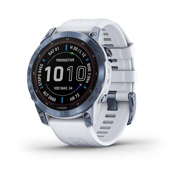 Купить смарт-часы Garmin Fenix 7 Sapphire Solar, экран 1.3" - купить по ...