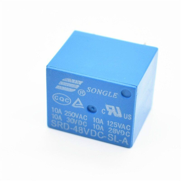Реле SONGLE 48V 10А SRD-48VDC-SL-C - SONGLE арт. Реле SONGLE 48V 10А ...