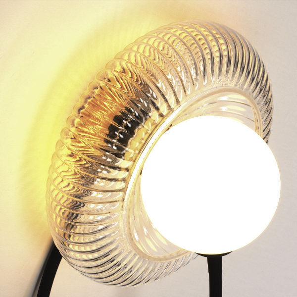 Бра Odeon Light 5013/1WB_Круг_прозрачный, G9 купить по выгодным ценам в ...