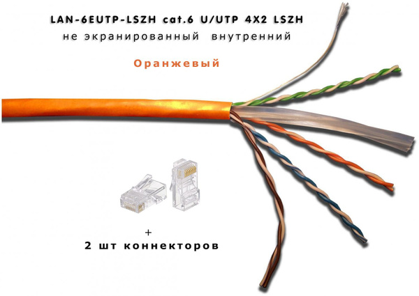 Кабель RJ-45 Ethernet LAN-6EUTP-LSZH - купить по низкой цене в интернет ...