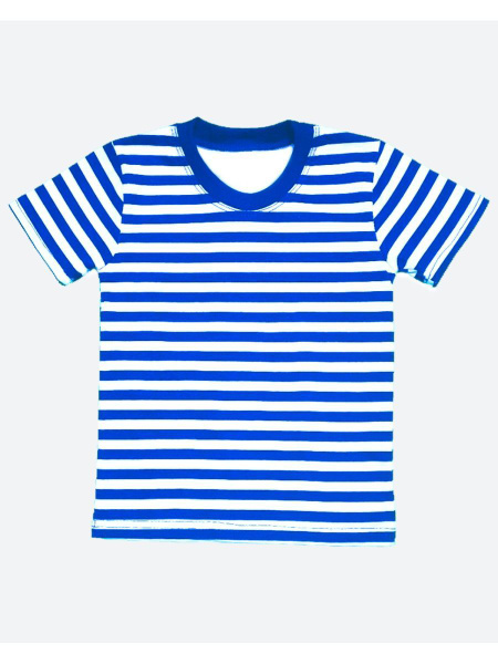 Футболка Детский Городок, размер 122, 128, цвет синий, белый, 100% ...