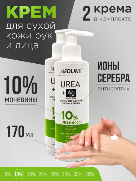 MEDLINE крем с мочевиной 10% - купить с доставкой по выгодным ценам в ...