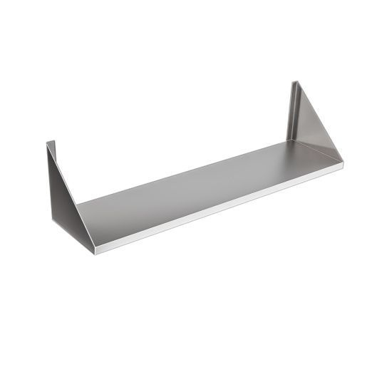 Полка настенная из нержавеющей стали 120*30*30 см АПКС-12030-1 Astropit ...