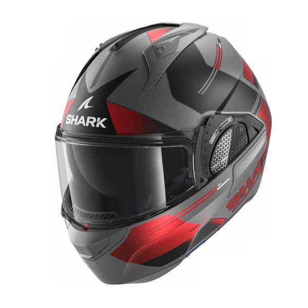 SHARK Мотошлем EVO-GT TEKLINE MAT - купить с доставкой по выгодным ...