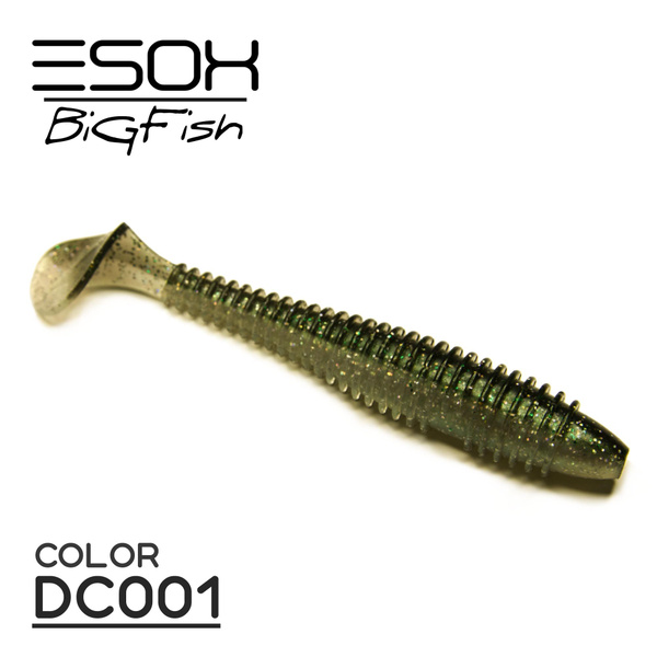 Мягкая приманка для рыбалки Esox SWINKY FAT 5.5" 140 мм #DC001 (3 шт ...