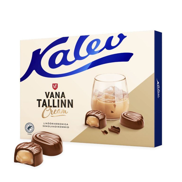 Конфеты шоколадные Kalev Vana Tallinn Cream с ликерным кремом122 г (Из ...