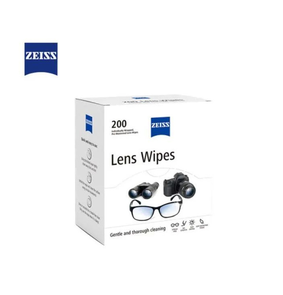Влажные салфетки для очистки линз Zeiss, салфетки для очков, камеры ...