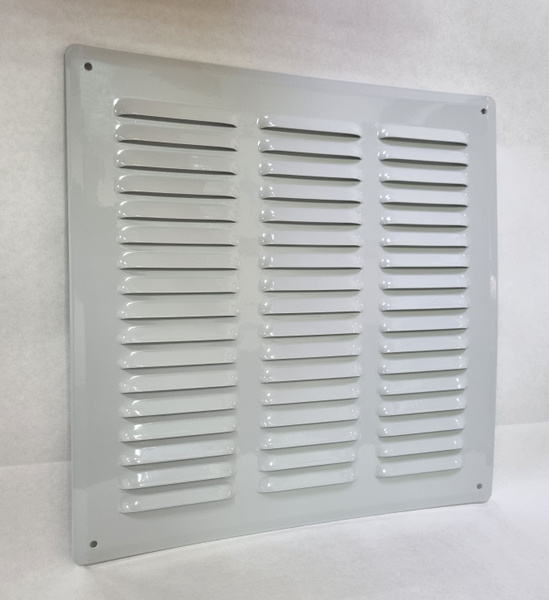 Решетка вентиляционная МВМ 200х300 металлическая, светло-серая RAL 7035 ...