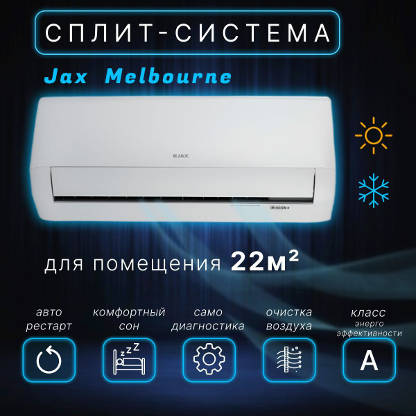Сплит-система JAX ACM-08HE (завод Gree) серия Melbourne купить c ...