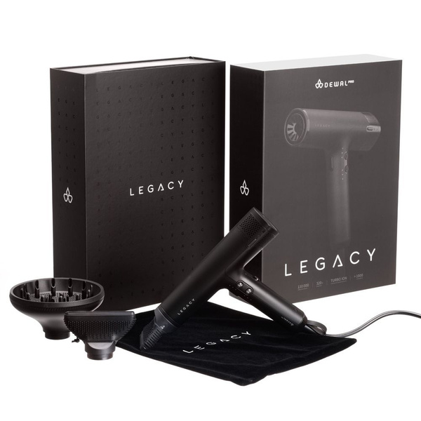 Фен для волос Dewal фен LEGACY, черный, белый - купить по выгодным ...