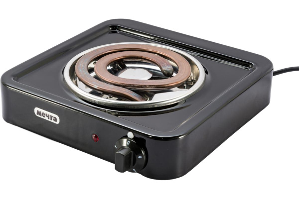 МЕЧТА Электрическая настольная плита 111Т, черный - купить с доставкой ...