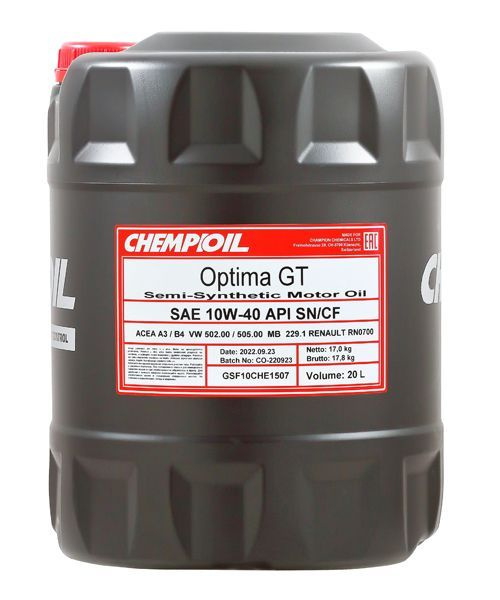 Масло моторное CHEMPIOIL 10W-40 Полусинтетическое - купить в интернет ...