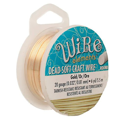Проволока гибкая, 0.812мм, Wire elements (Craft Wire), не темнеющая ...