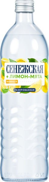 Вода газированная Сенежская Лимон-Мята в стекле, 0,75 л купить на OZON ...