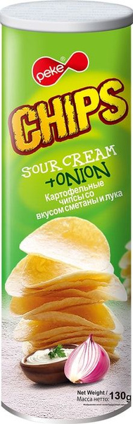Чипсы Peke Сметана лук 130г - в заказе 1 шт.! купить на OZON по низкой ...
