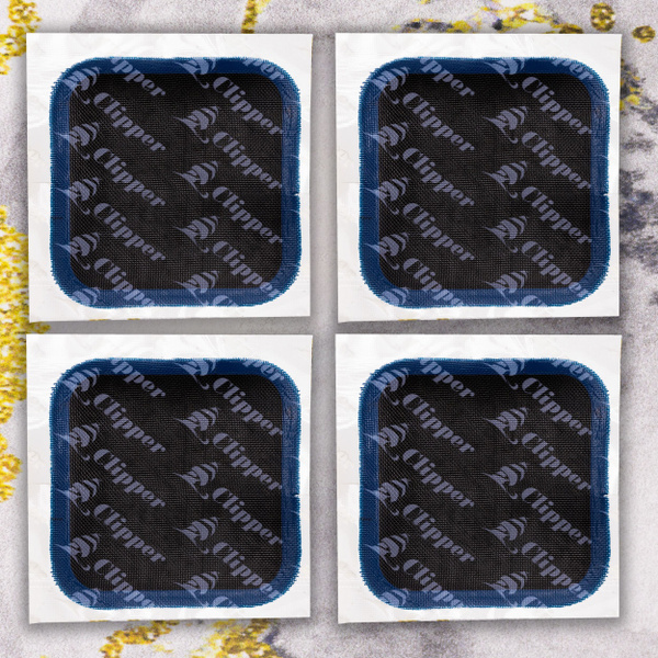 Заплатка для камеры универсальная 65x65мм CLIPPER / Пластырь радиальный ...