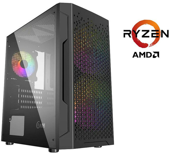 AMD Системный блок Офисный компьютер 423 (AMD Ryzen 5 5600G, RAM 32 ГБ ...