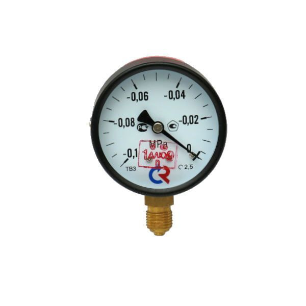 Вакуумметр показывающий технический ТВ-310Р.00(-0,1-0MPa)M12x1,5.2,5 ...