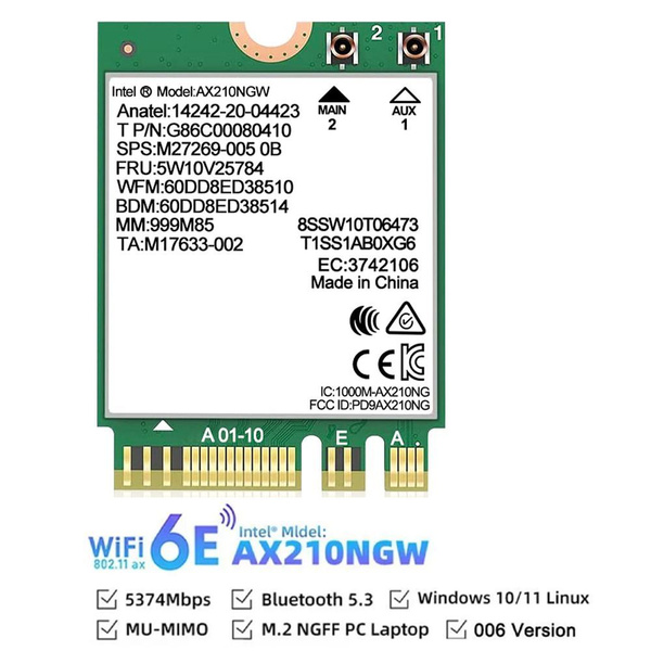 Wi-Fi-адаптер WiFi 6E-网卡 - купить с доставкой по выгодным ценам в ...