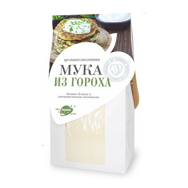 Мука гороховая цельносмолотая Образ Жизни, 500 г - купить с доставкой ...