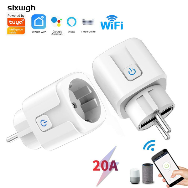 2 розетки, Wi-Fi разъем, голосовой контроль, 20 а, отслеживание энергии ...