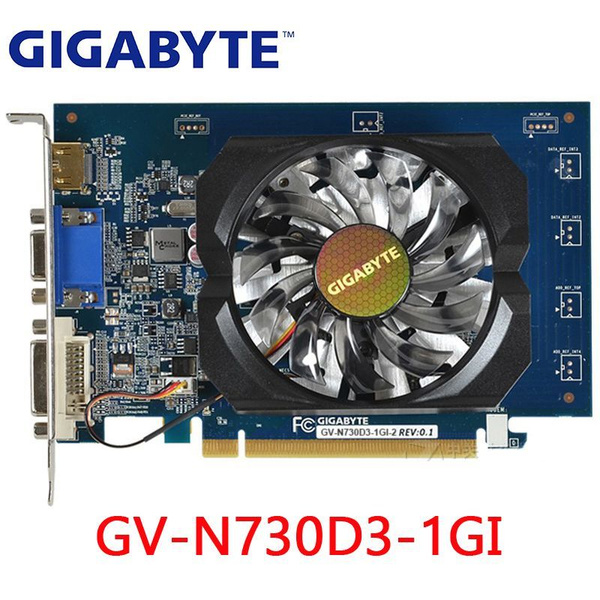 Видеокарта Gigabyte GeForce GT 730, 1 ГБ GDDR3 - купить по низким ценам ...