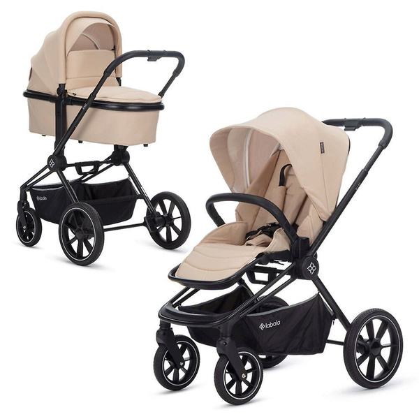Коляска трансформер детская Labala Raiz Lite 2 в 1 Sand Beige бежевая ...