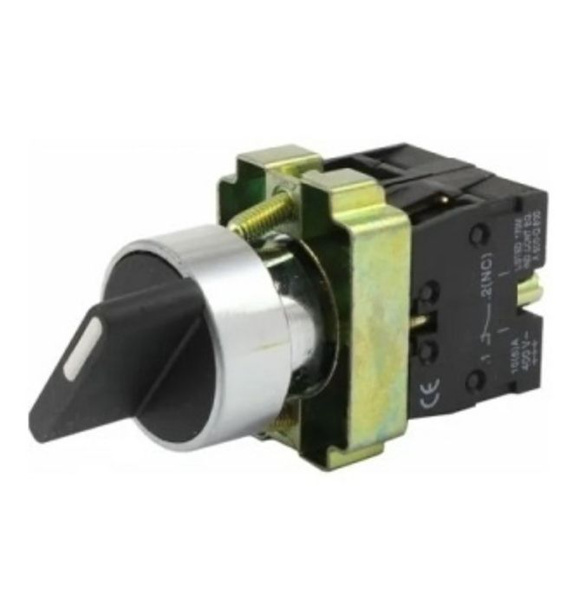 XB2-BD35C, Переключатель щитовой, Флажковый, 3-х позиционный, NO+NC, D ...