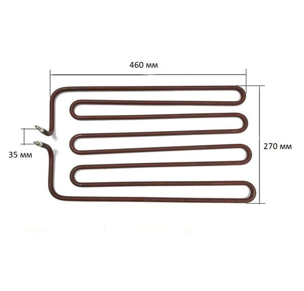ТЭН нагревательный элемент для жарочной поверхности GE-550 AIRHOT ...