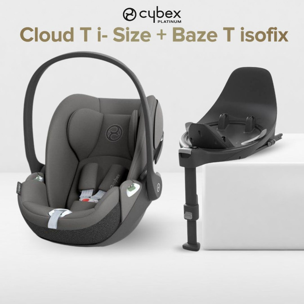 Cybex Cloud T i-Size Mirage Grey (comfort) с базой isofix Base T ...