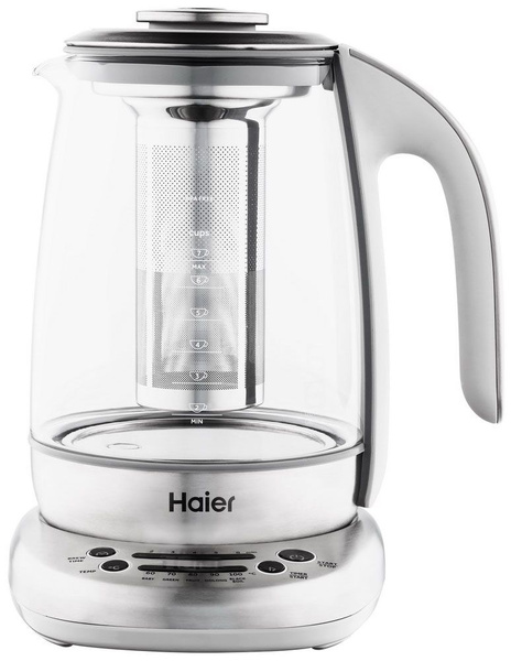 Купить электрический чайник Haier HK-700, Металл/стекло по низкой цене ...