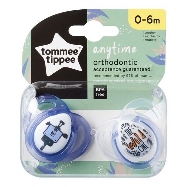 Tommee Tippee Antyime, 2 шт., 0- 6 месяцев Соска - купить с доставкой ...