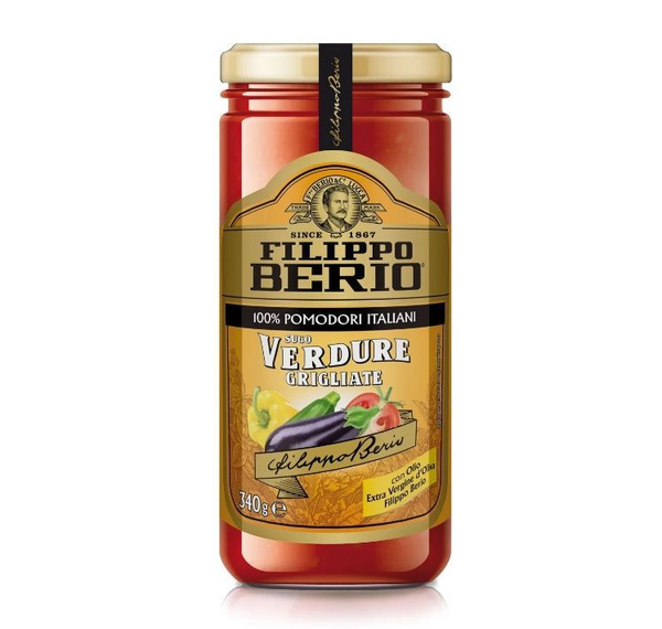 Соус томатный Filippo Berio с овощами на гриле, 340 г - купить с ...