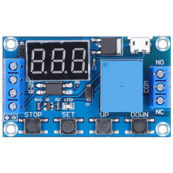 Релейный модуль, 6 30 В постоянного тока, программируемый таймер ...