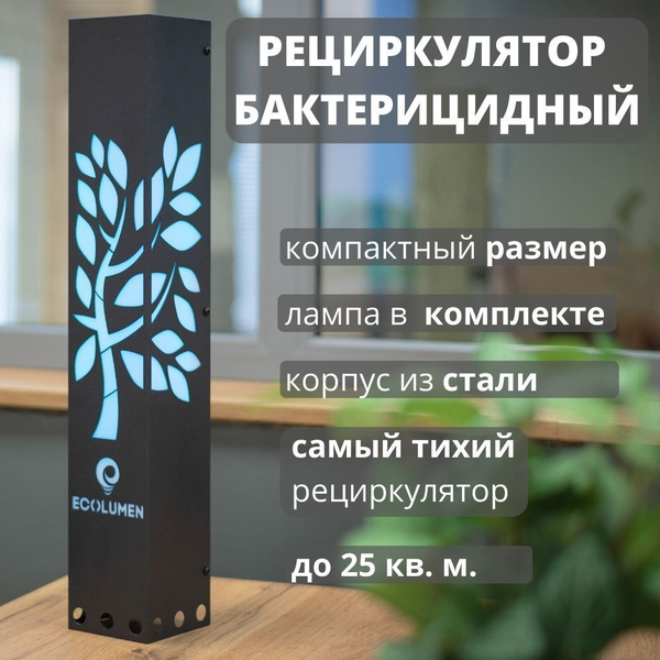 Рециркулятор бактерицидный для дома настенный / напольный / настольный ...