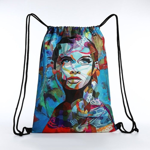 Мешок для обуви на шнурке, цвет синий - купить с доставкой по выгодным ...