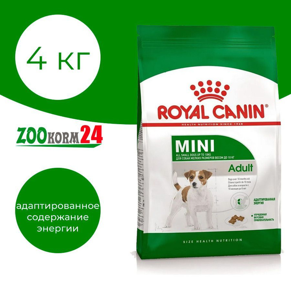Корм сухой Royal Canin Mini Adult для взрослых собак мелких пород (до ...