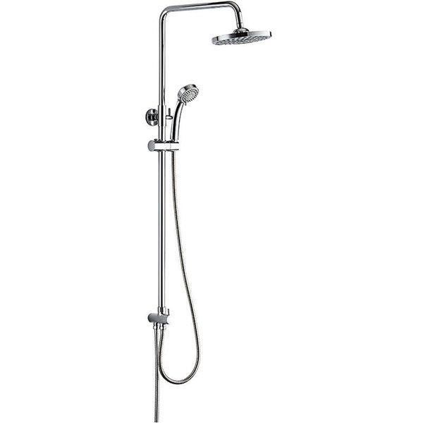 Душевая стойка (без смесителя и излива) с ручной лейкой и тропическим ...