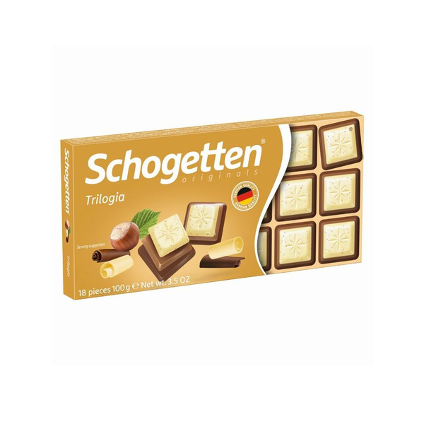 Шоколад Schogetten трилогия, 100г (1 шт) - купить с доставкой по ...