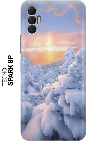 Силиконовый чехол на Tecno Spark 8P / Техно Спарк 8Р с принтом ...