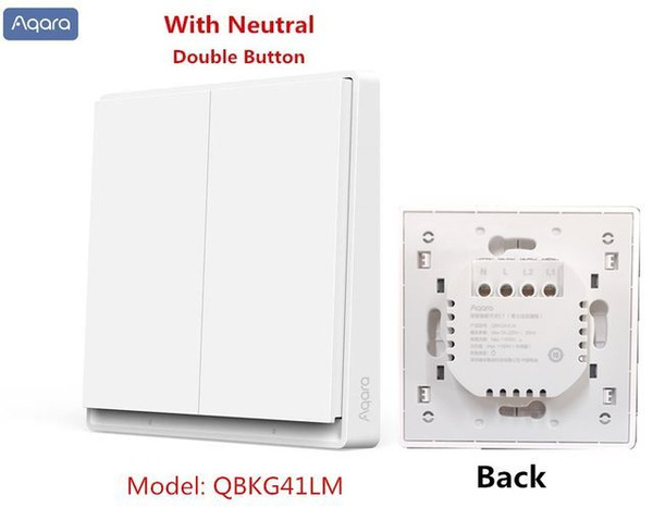 Умный настенный выключатель Aqara E1 ZigBee 3,0 - купить с доставкой по ...