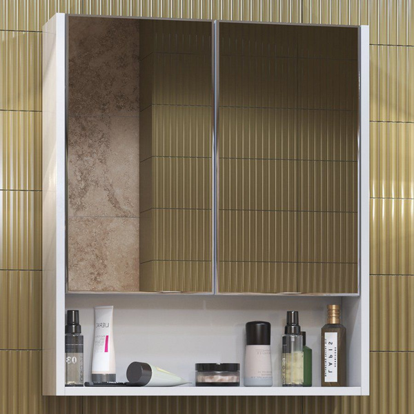 Зеркало-шкаф Vigo Urban с боковыми полками, 60 см, в современном стиле ...