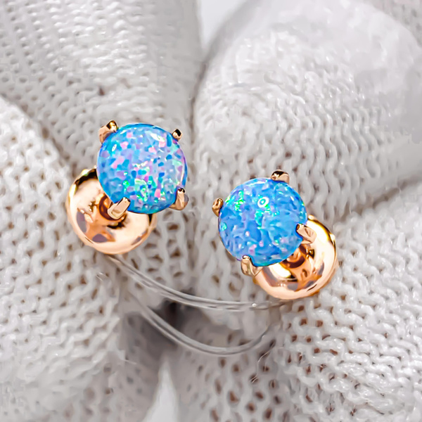 Trade Jewelry Серьги ювелирные пусеты, гвоздики из серебра 925 пробы ...