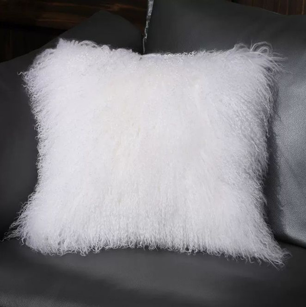 Настоящие шерстяные подушки, квадратные декоративные подушки, без ...
