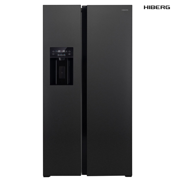 Холодильник Hiberg RFS-650DX, темно-серый - купить по доступной цене в ...
